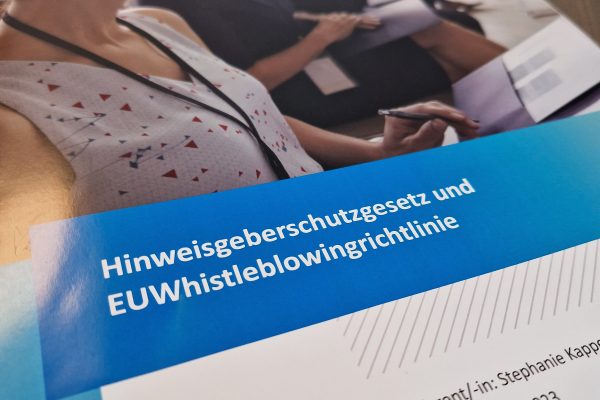 Fortbildung zum Hinweisgeberschutzgesetz | Sachkundenachweis erhalten